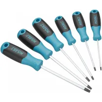 6-OS. TORX KRUVIKEERAJATE KOMPLEKT T10-T30, 3K KÄEPIDE HAZET