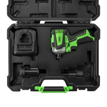 12V AKUKRUVIKEERAJA 1/4", 150NM LED, 2,0AH AKU + LAADIJA JBM*