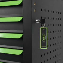 154-OS. TÖÖRIISTAKÄRU TÖÖRIISTADEGA "BASIC" MUST-ROHELINE JBM*