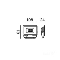 230V LED PROZEKTOR MH 20W 4000K IP65