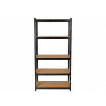 LAORIIUL MUST 1800X900MM, METALL, SÜGAVUS 400MM, 5-RIIULIGA, MAX 265KG/RIIUL GEKO