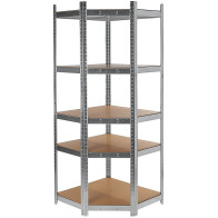 LAO NURGARIIUL 1800X700MM, METALL, SÜGAVUS 400MM, 5-RIIULIGA, 175G/RIIUL GEKO