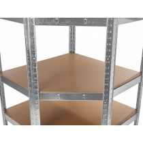 LAO NURGARIIUL 1800X700MM, METALL, SÜGAVUS 400MM, 5-RIIULIGA, 175G/RIIUL GEKO