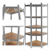 LAO NURGARIIUL 1800X700MM, METALL, SÜGAVUS 400MM, 5-RIIULIGA, 175G/RIIUL GEKO