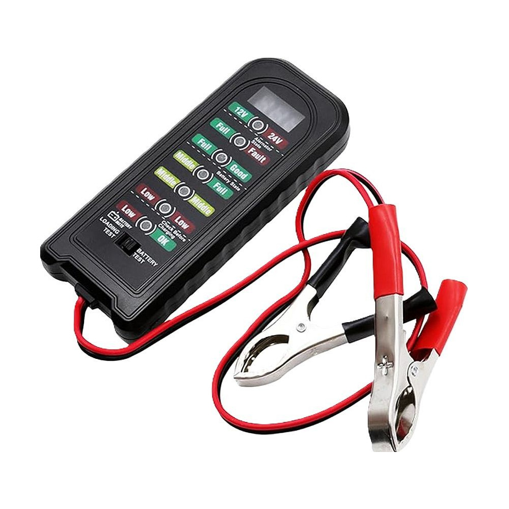 AKUTESTER 12V/24V DIGI+LED LAADIMISE JA KOORMUSETALUVUSE TEST M+