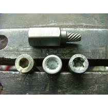 33-OS. VÄLJAKEERAMIS ABINÕUDE KOMPL. SISEKUUSKANT/TORX TRIUMF