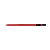 Pencil for all smooth surfaces (including glass) Markal ZS.324, triangular, red vanished