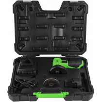 12V MINI-AKUKETASLÕIKUR/NURKLIHVIJA 76MM KETTALE, 18500RPM, 2,0AH AKU + LAADIJA JBM*