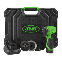 12V MINI-AKUKETASLÕIKUR/NURKLIHVIJA 76MM KETTALE, 18500RPM, 2,0AH AKU + LAADIJA JBM*