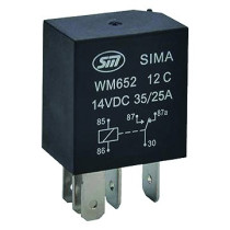 MINIRELEE 12V 35/25A 5 JALAGA 1TK M+