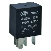 MINIRELEE 12V 35/25A 5 JALAGA 1TK M+