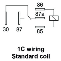 MINIRELEE 12V 35/25A 5 JALAGA 1TK M+