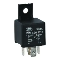 MINIRELEE 12V 2X20A 5 JALAGA 1TK M+