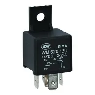 MINIRELEE 12V 2X20A 5 JALAGA 1TK M+
