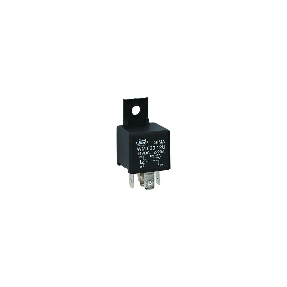 MINIRELEE 12V 2X20A 5 JALAGA 1TK M+