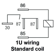 MINIRELEE 12V 2X20A 5 JALAGA 1TK M+