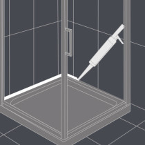 K2 SILO SANITARY SILICONE WHITE SANITAARSILIKOON VALGE 300ML/PADRUN