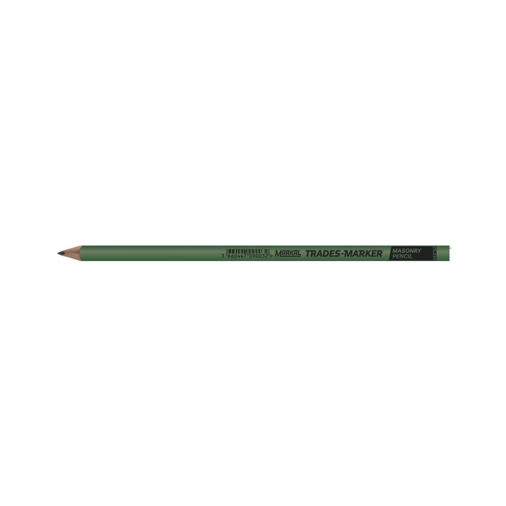 Masonry pencil 30cm Markal, green varnished