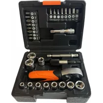 31-OS. 1/4" PADRUNITE+OTSIKUTE KOMPLEKT 4-13MM PL,PH,PZ,TORX,HEX TRIUMF