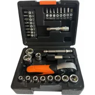 31-OS. 1/4" PADRUNITE+OTSIKUTE KOMPLEKT 4-13MM PL,PH,PZ,TORX,HEX TRIUMF