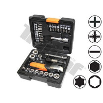 31-OS. 1/4" PADRUNITE+OTSIKUTE KOMPLEKT 4-13MM PL,PH,PZ,TORX,HEX TRIUMF