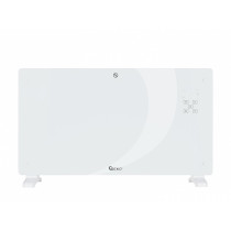 KLAASPANEELIGA KONVEKTOR RADIAATOR JUHT.PULDIGA+WIFI 2500W 230V VALGE GEKO