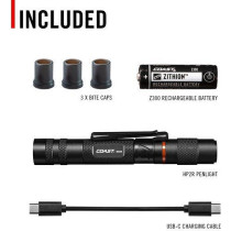 TASKULAMP LAETAV 280LM TASKU/MÜTSI KLAMBER HP2R COAST