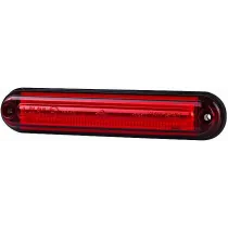 LD2334 KÜLJETULI LED PUNANE 134X27X14MM 12/24V IP68