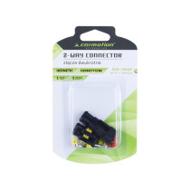 SUPERSEAL 2-PIN PISTIKUPESA + PISTIK 12-24V 15A IP67 CARMOTION