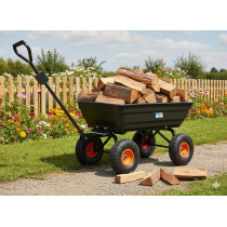 4-RATTAGA AIAVANKER-KÄRU PLAST 75L GEKO