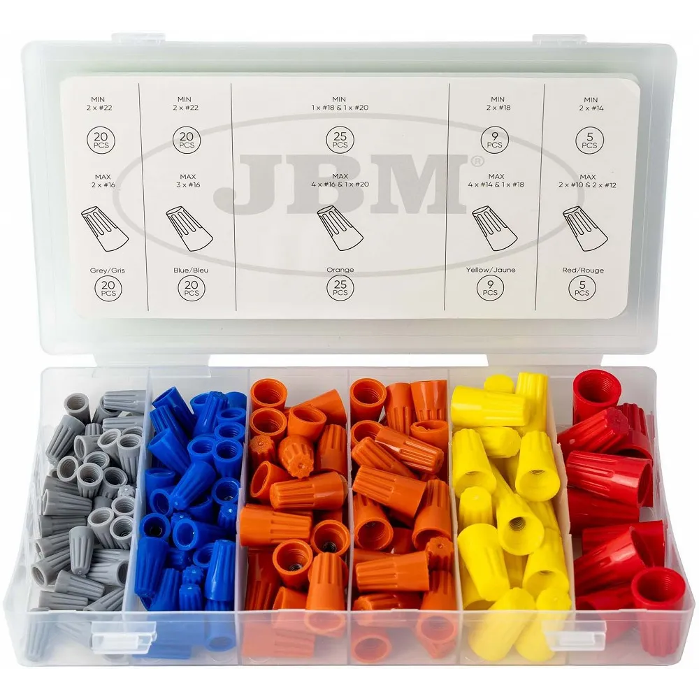 158-OS. JUHTME KÜBARKLEMMIDE (KORKKLEMM NN "RAKETT") KOMPLEKT 0,5-10MM2 JBM*