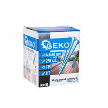 TERRASSIKRUVI 4X60, T15 (250TK) GEKO