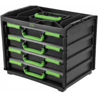 4-OS. SAHTEL-SEKTSIOONIDEGA KAST, 377X265X310MM JBM*