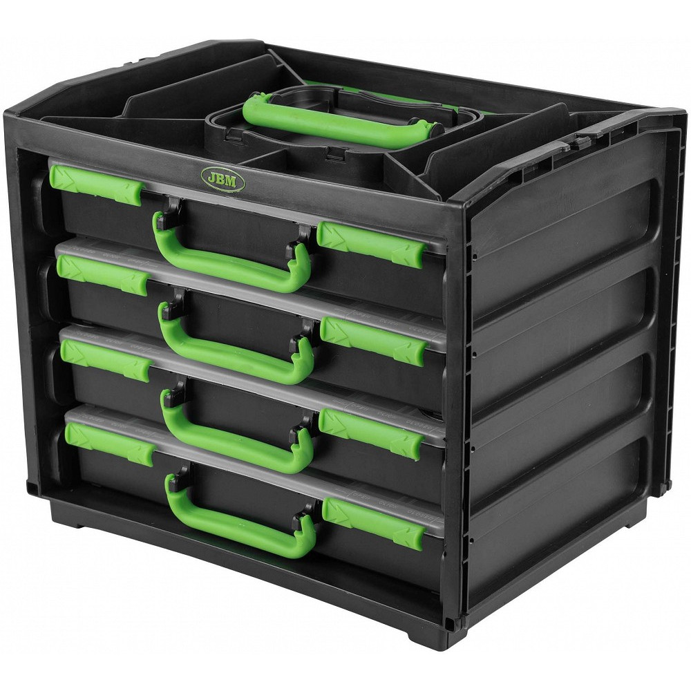 4-OS. SAHTEL-SEKTSIOONIDEGA KAST, 377X265X310MM JBM*