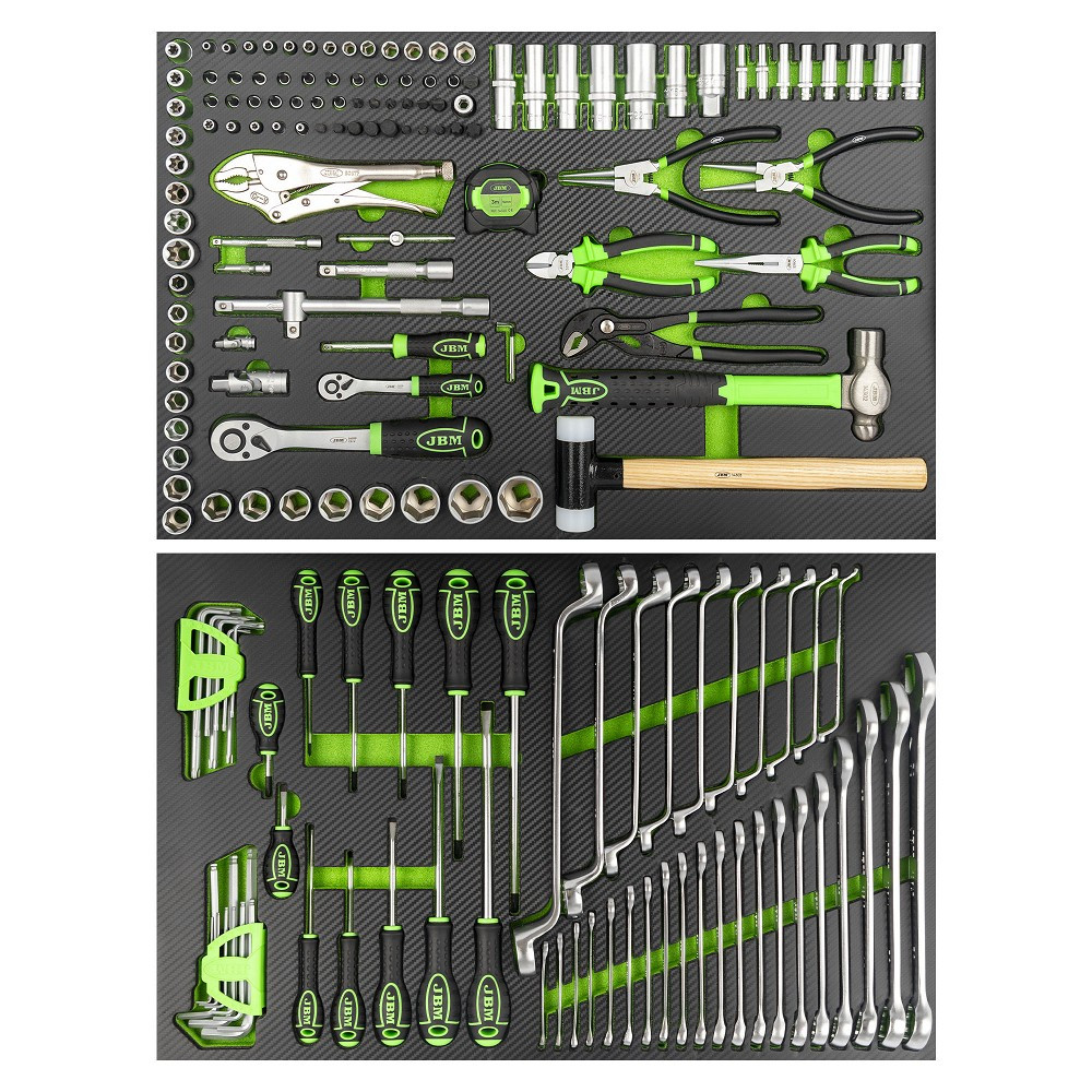 156-OS. PU-PANEELIS TÖÖRIISTAKOMPLEKT 2-PANEELI "BASIC SET" (54510J) JBM*