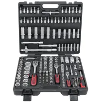 179-OS. 1/2"+3/8"+1/4" PADRUNITE+OTSIKUTE KOMPL. 4-32MM KS TOOLS