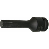 1/2" XZN 12-TÄHIK PIKK LÖÖKOTSIK M14, 80MM TRIUMF