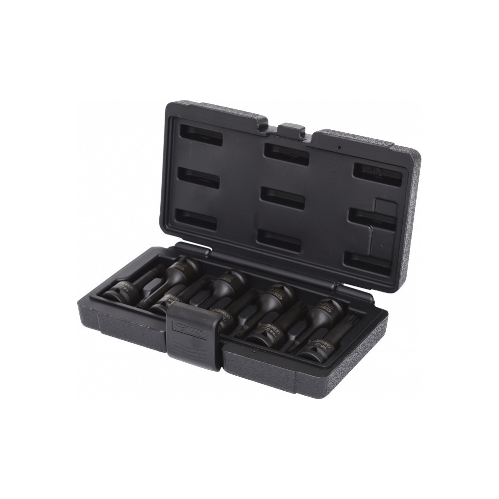 9-OS. 1/2" 12-TÄHIK LÖÖKOTSIKUTE KOMPL. M4-M16 KS TOOLS