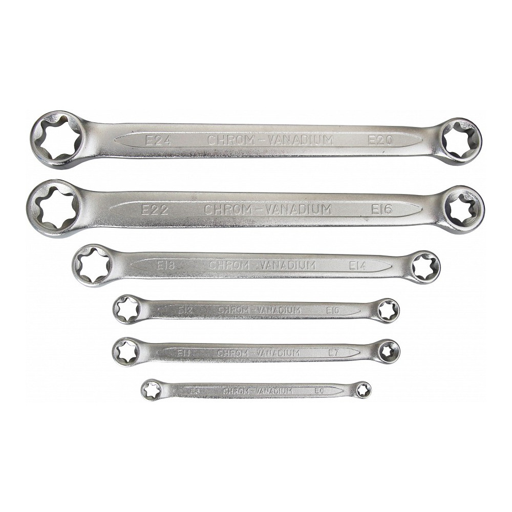 6-OS. SIRGE SILMUSVÕTMETE KOMPL. TORX E6XE8-E20X24 TRIUMF