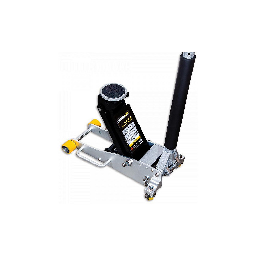 GARAAZITUNGRAUD 1,25T ALU/STEEL 89-354MM DOUBLE PISTON, PU-RATTAD OMEGA