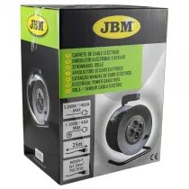 POOLIL PIKENDUSJUHE METALL/PLAST 25M 3X1,5MM2 PVC IP20 (MAX 1100W, KAITSE) JBM*