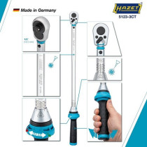 1/2" MOMENTVÕTI 60-320NM, 32H 628MM, AUTOESINDUS/REHVITÖÖKODA HAZET