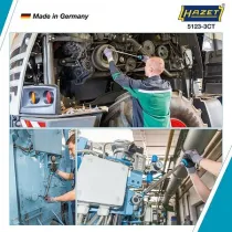 1/2" MOMENTVÕTI 60-320NM, 32H 628MM, AUTOESINDUS/REHVITÖÖKODA HAZET