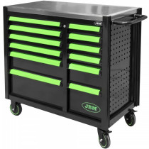 TÖÖRIISTAKÄRU TÜHI, 12 SAHTLIT KITSAS+LAI, KITSAS KÜLG PERFOGA, INOXPLAAT JBM