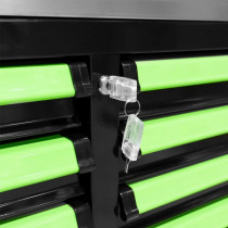 TÖÖRIISTAKÄRU TÜHI, 12 SAHTLIT KITSAS+LAI, KITSAS KÜLG PERFOGA, INOXPLAAT JBM