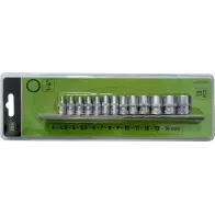 13-OS. 1/4" PADRUNITE KOMPLEKT 4-14MM, 12-KANT, METALLSIINIL JBM
