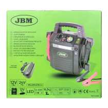 KÄIVITUSABI "JUMP STARTER" 12/24V 1500A/3000A + LED VALGUSTI JBM*