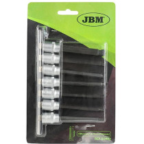 7-OS. 3/8" PIKKADE KUUSKANT PADRUNOTSIKUTE KOMPL. 4-10MM, KUUL, SIINIL JBM*