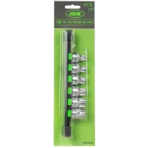 6-OS. 1/2" AVAGA MADALATE TORX OTSIKUTE KOMPLEKT T55-T100 JBM