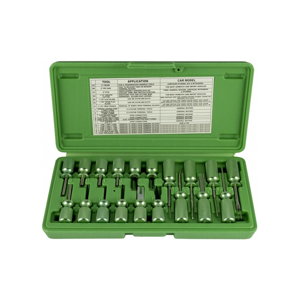 19-OS. TERMINALIDE PISTIKU OTSADE EEMALDAMISE TÖÖRIISTAD STARDIKOMPLEKT JBM